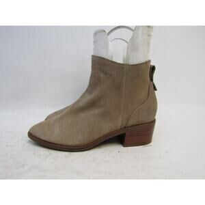 COLE HAAN Womens Size 5 B Brown Suede Zip Fashion Boots Booties
